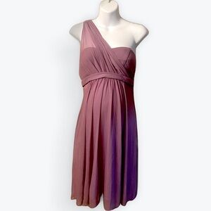 Mauve maternity dress